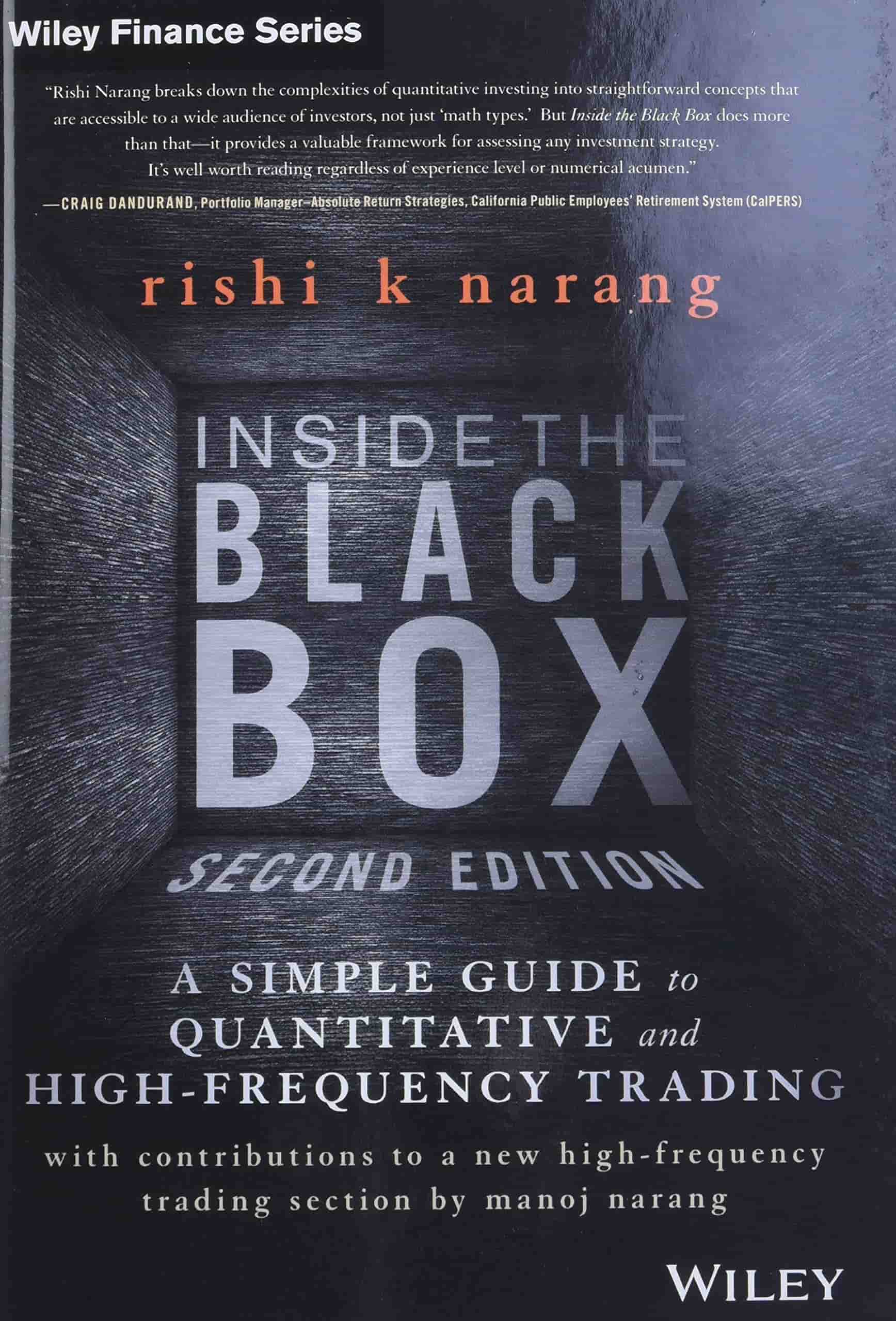 درون جعبه سیاه راهنمایی ساده برای معاملات کمی و با فرکانس بالا نوشته ریشی کی نارانگ