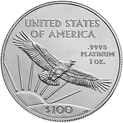 سکه پلاتینی خزانه داری آمریکا