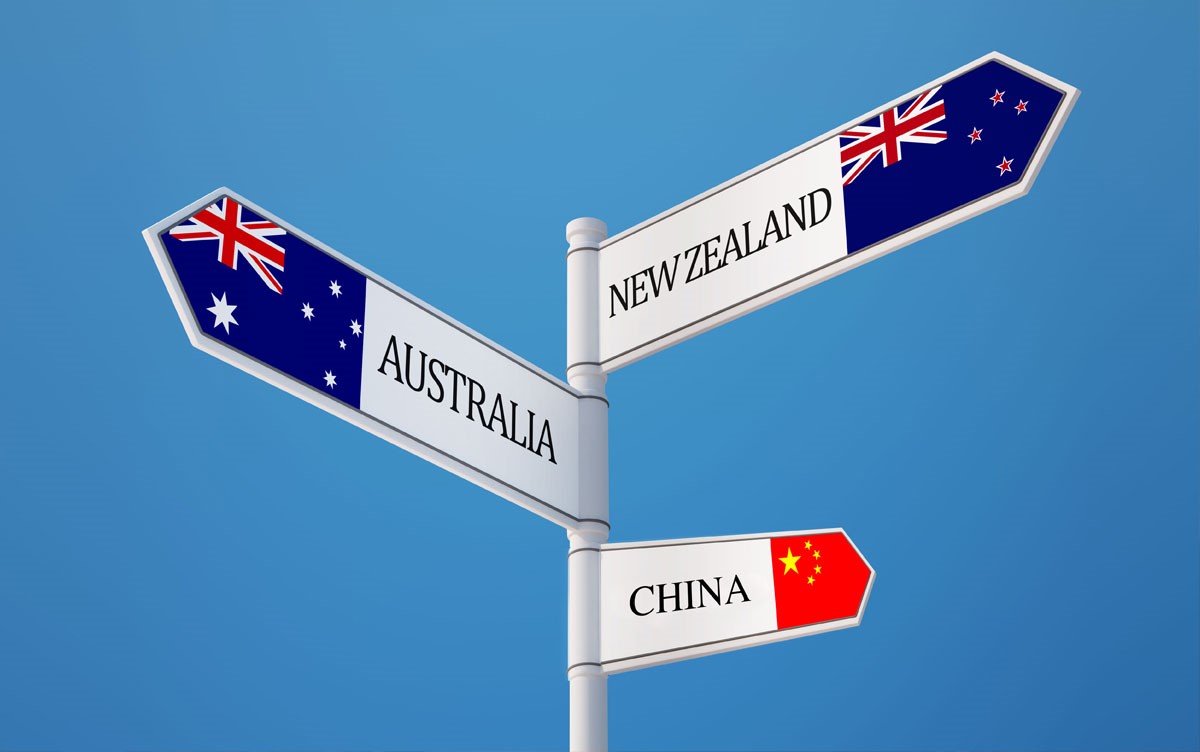 اقتصاد چین و نیوزیلند و استرالیا