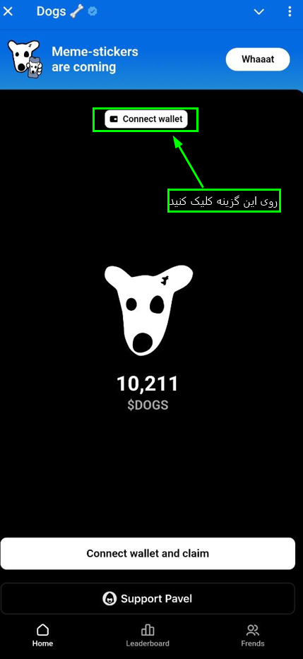 آموزش برداشت توکن داگز