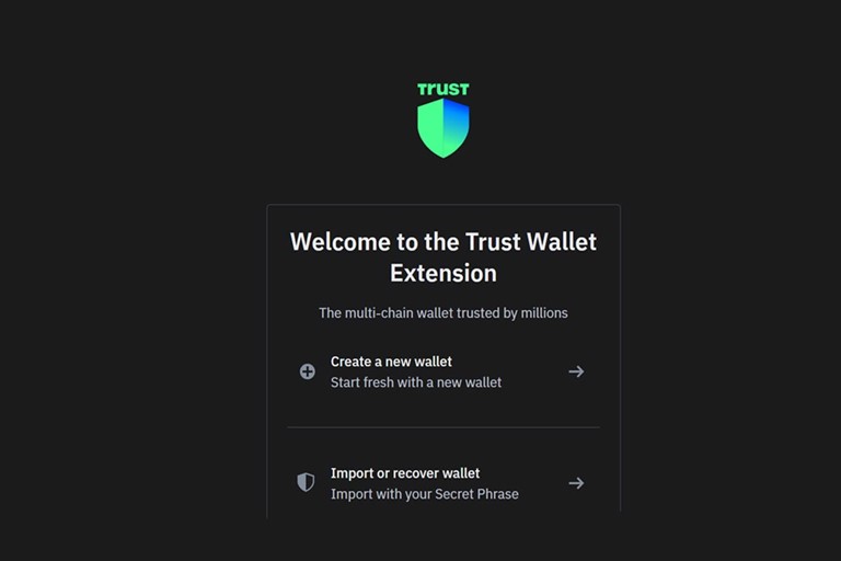 بازیابی کیف پول تراست