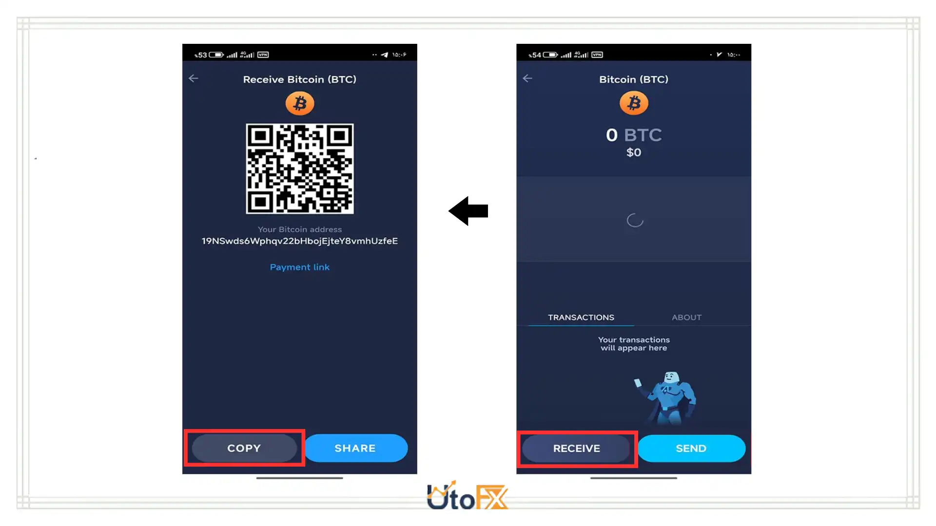 آموزش دریافت ارز دیجیتال در کیف پول اتمیک ولت