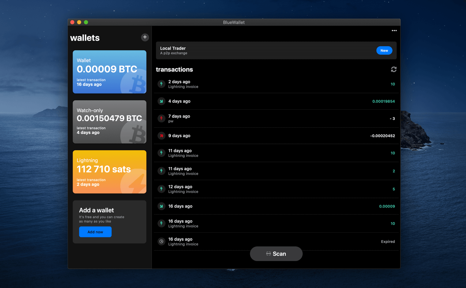 کیف پول لایتنینگ بی‌کوین