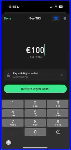 استیک کردن ترون در تراست ولت