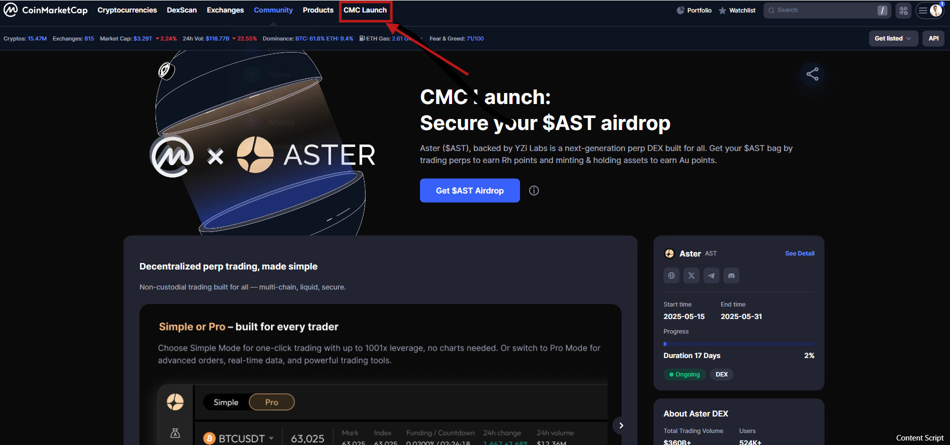 CMC Launch