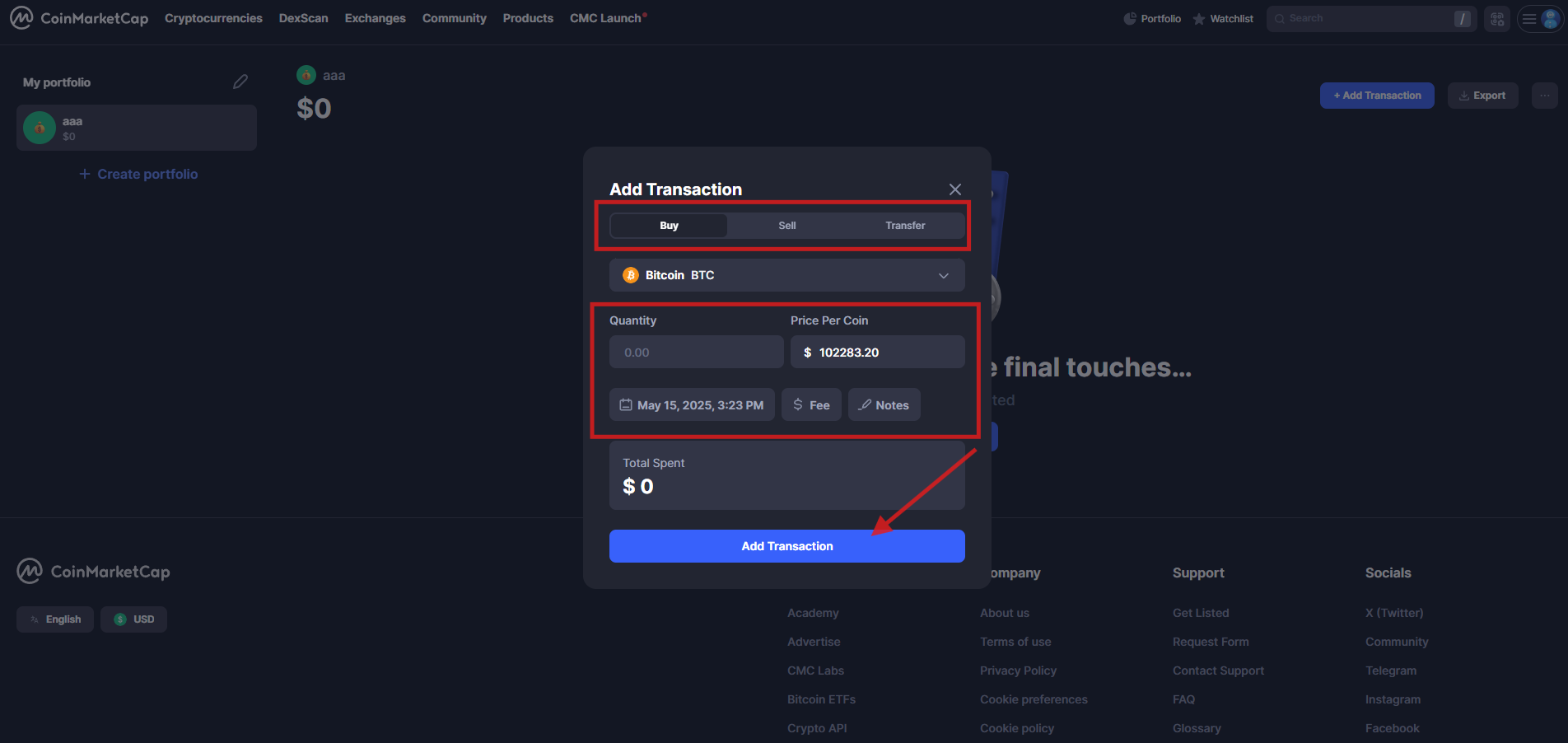 نحوه باز کردن حساب در کوین مارکت کپ