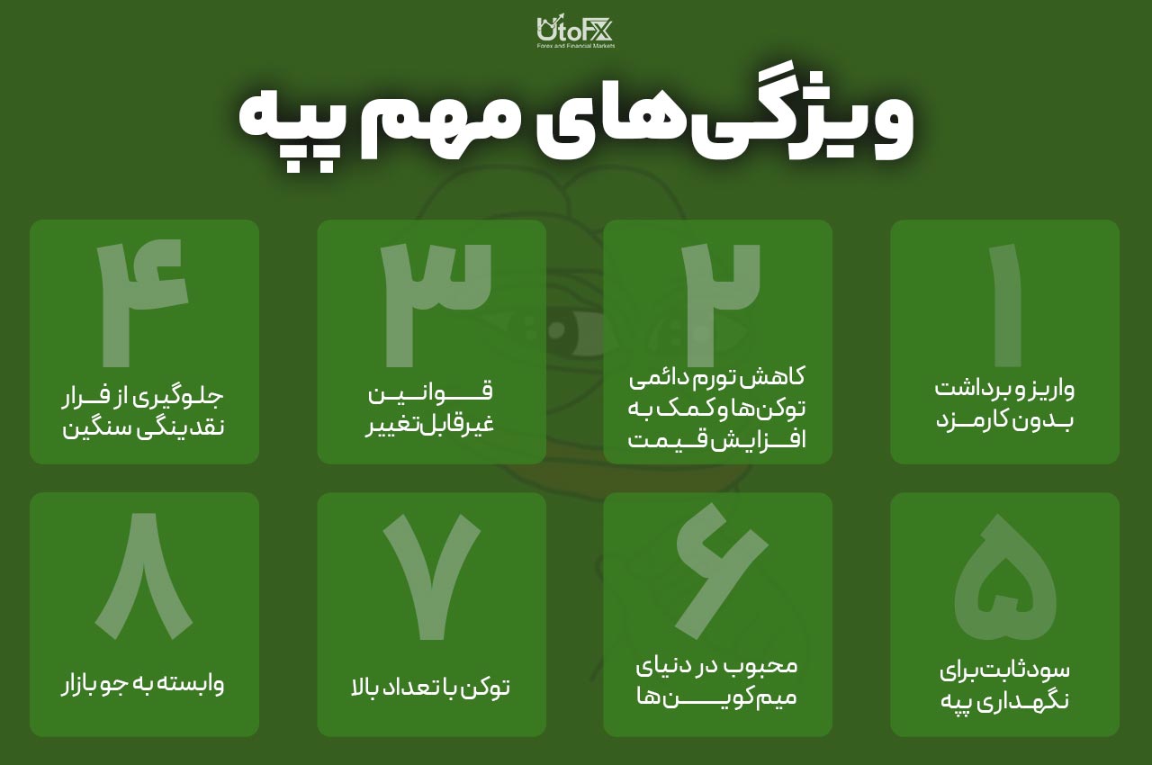 ویژگیها و کارکردهای ارز دیجیتال پپه
