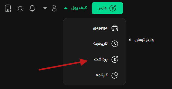 مراحل تبدیل رمزارز به ریال در صرافی بیت‌ پین