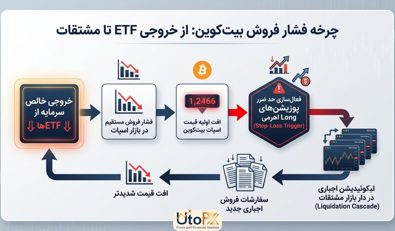 نحوه سرایت فشار فروش از میزهای OTC به صرافی‌ها و بازار مشتقات