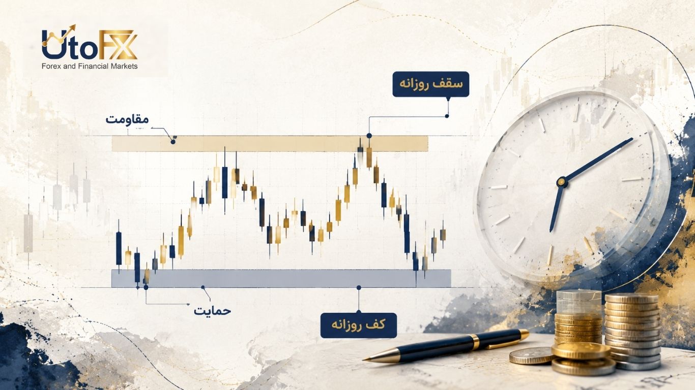سقف و کف روزانه؛ نواحی حمایتی و مقاومت مهم برای ترید