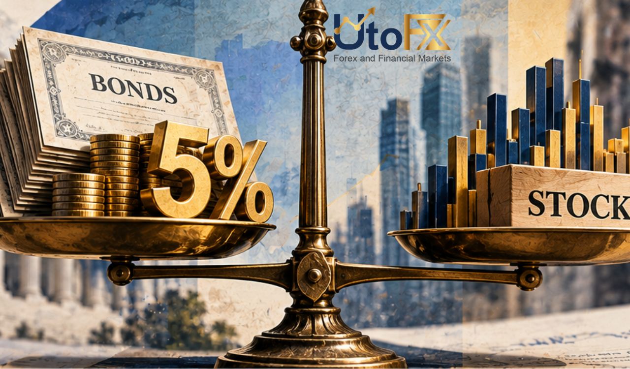 بازده اوراق نزدیک ۵٪؛ از چه نقطه‌ای Bonds واقعاً رقیب سهام می‌شوند؟