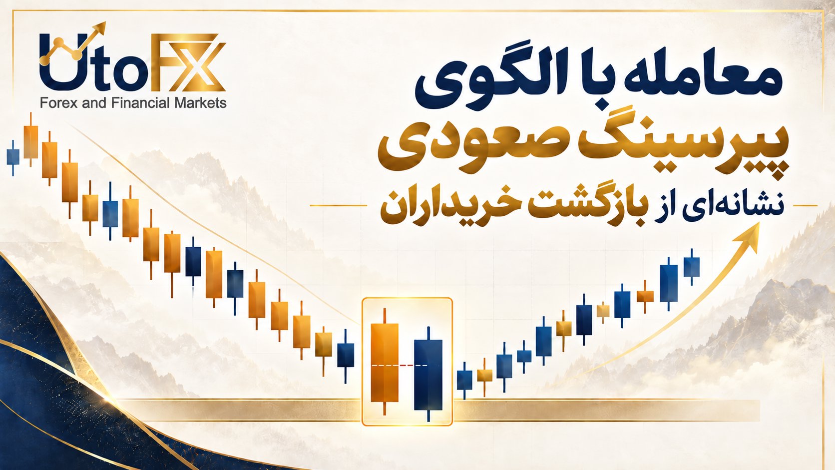 معامله با الگوی پیرسینگ صعودی؛ نشانه‌ای از بازگشت خریداران