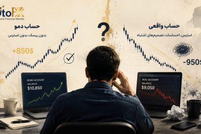 چرا وقتی با حساب دمو سود می‌کنیم، در حساب واقعی ضرر می‌کنیم؟